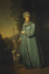 Portrait of Catherine II, Empress of Russia in the Park